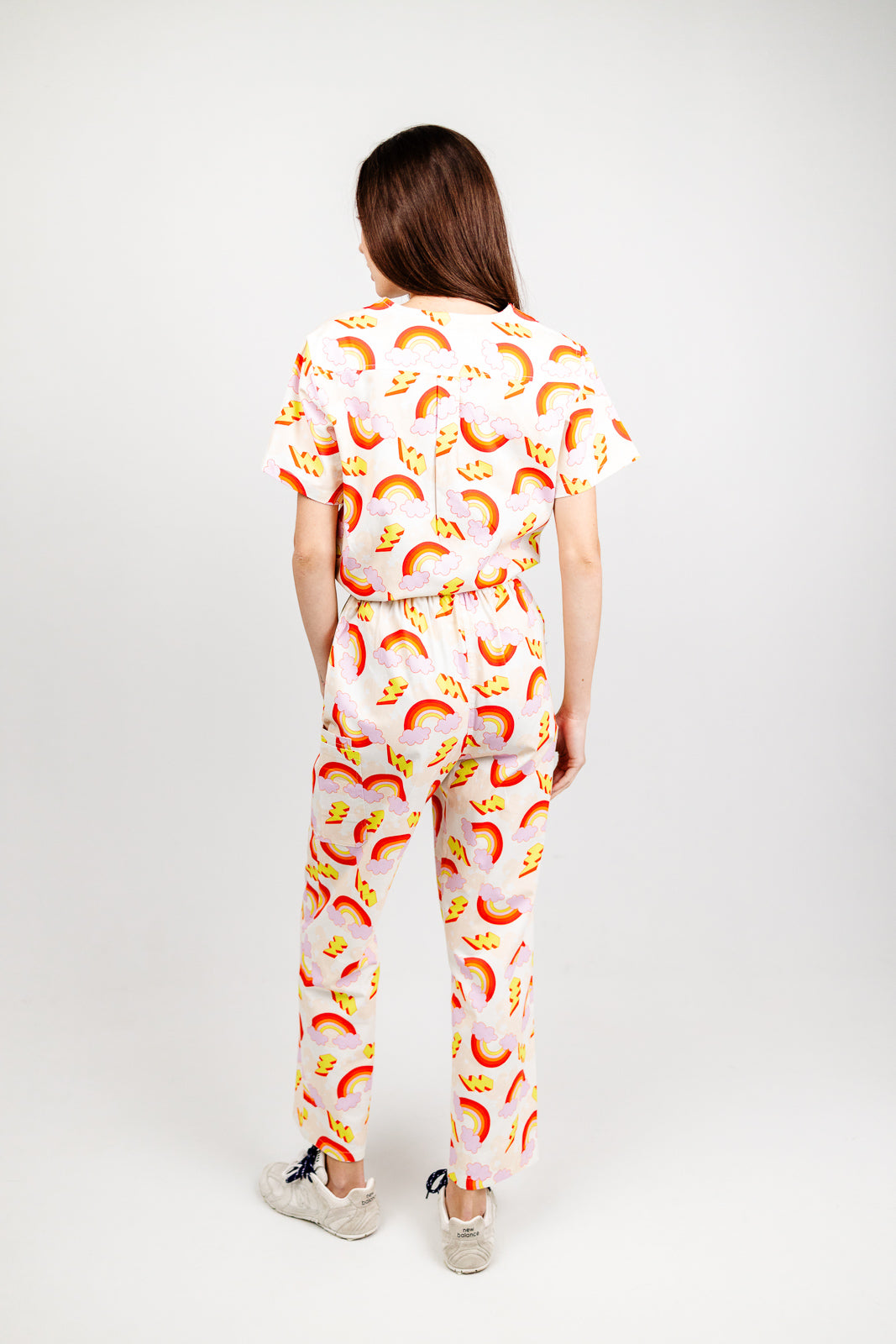 Electric Rainbow Scrub Set