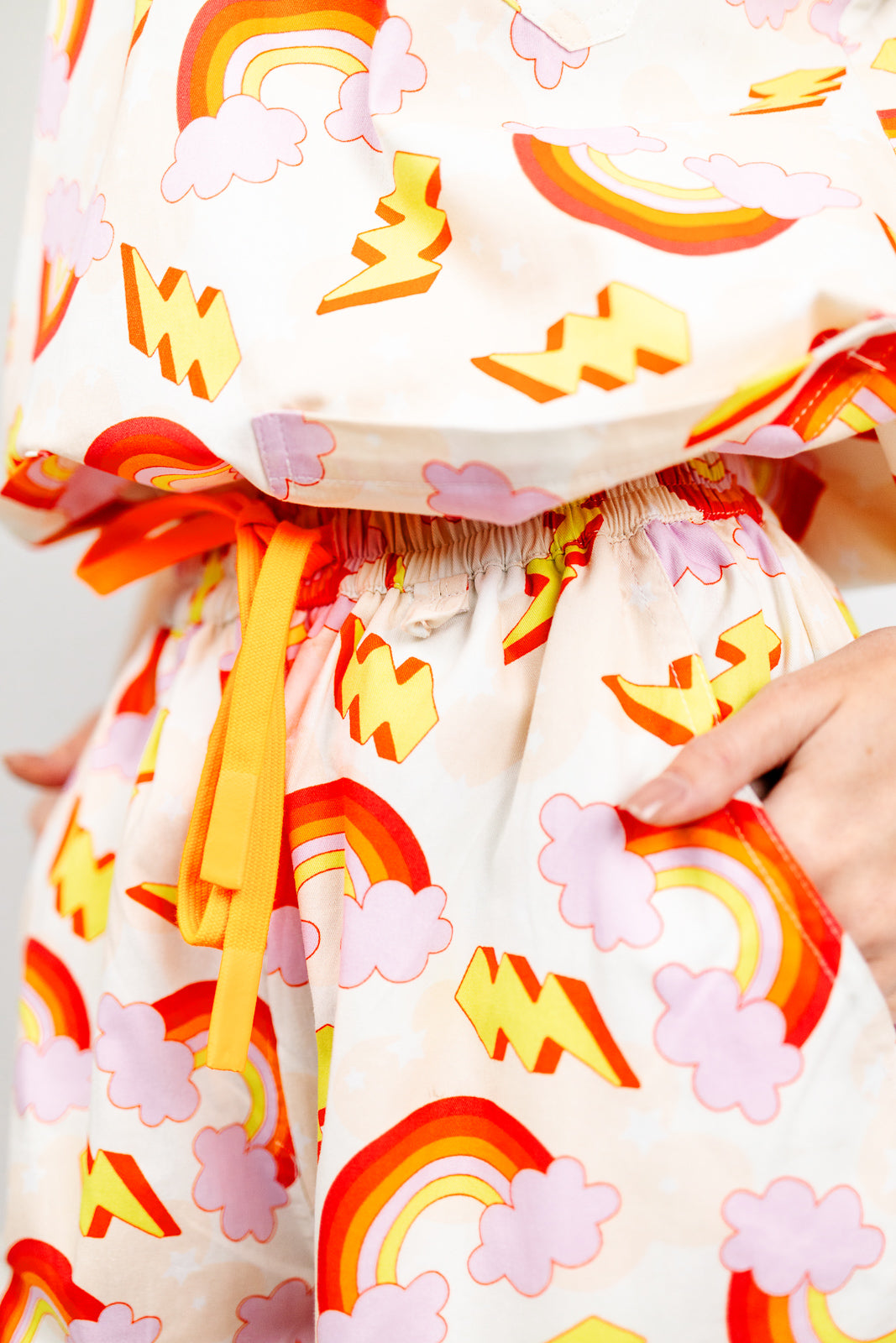 Electric Rainbow Scrub Set