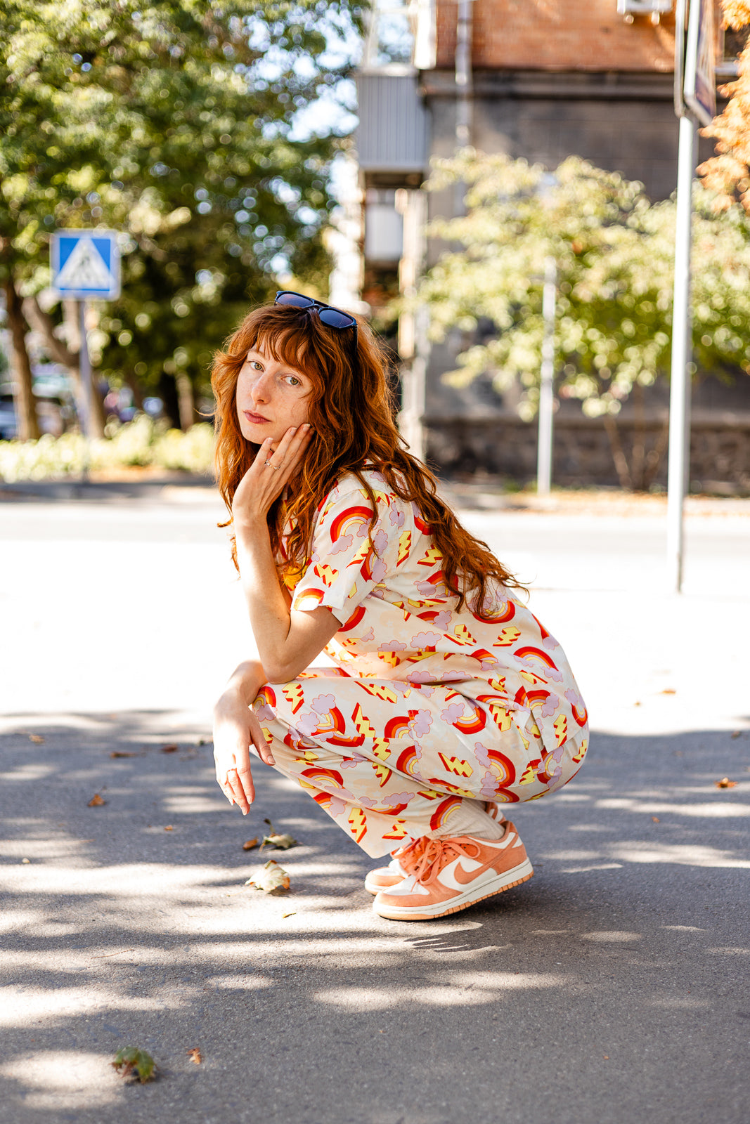 Electric Rainbow Scrub Set