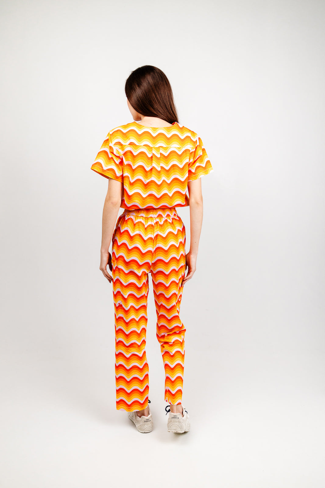 Orange Sunrise Scrub Set