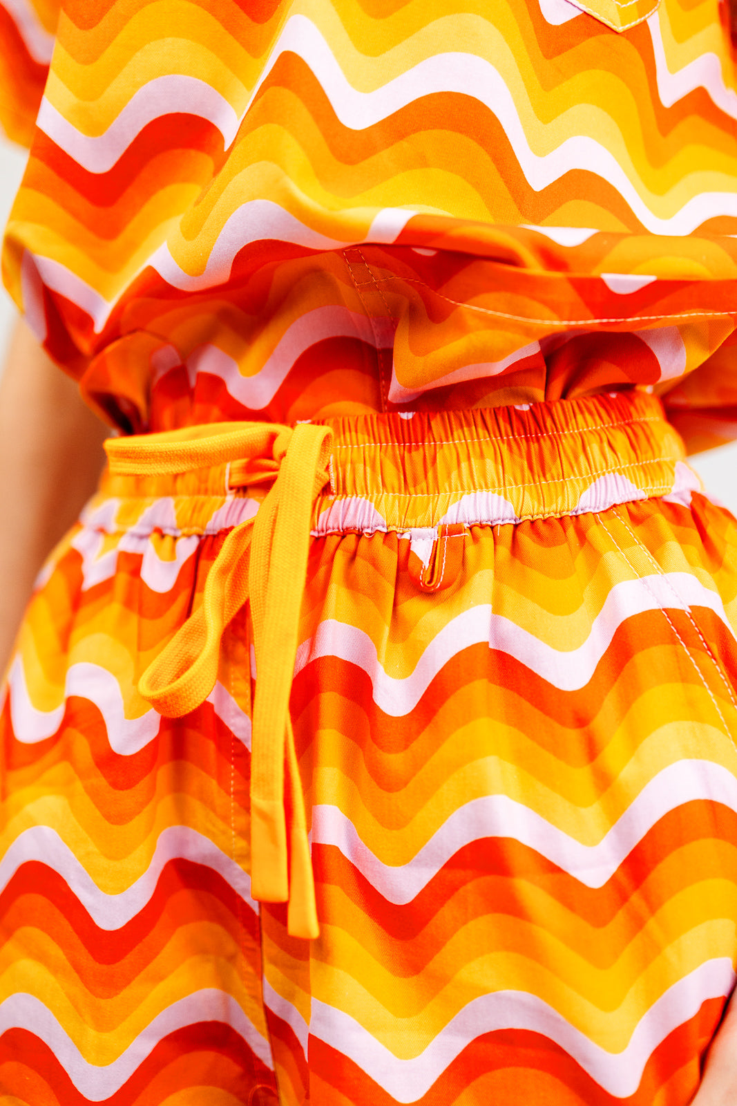 Orange Sunrise Scrub Set